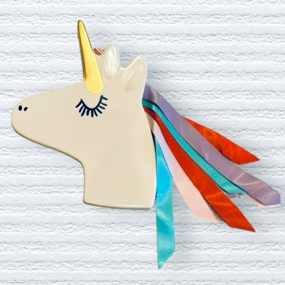 Coton Colors Happy Everything Unicorn W/Ribbon Hair Large Attachment - Picture 1 of 2